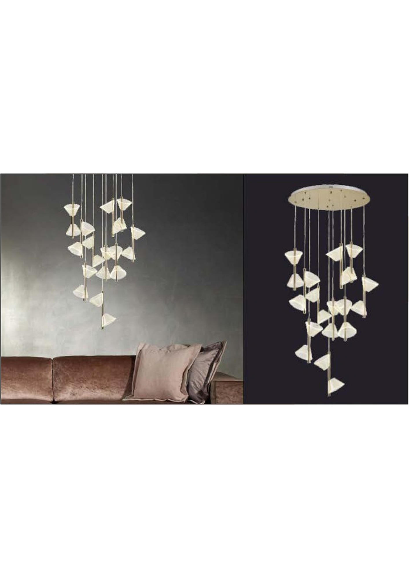 Beyond Lights - Glass Pendant Light- GL